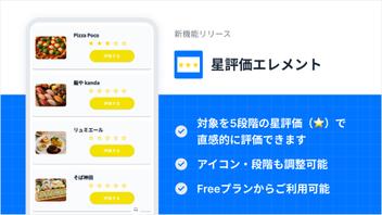星評価エレメントをリリースしました